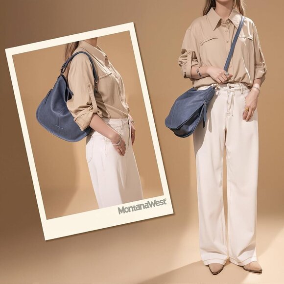 Hobo Bags for Women Shoulder Purses and Handbags - Picture 4 of 6